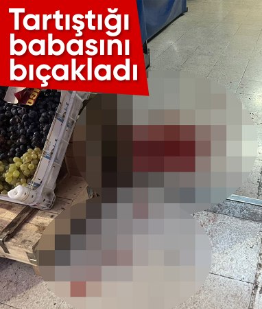 Gümüşhane'de bir kişi tartıştığı babasını bıçakla yaraladı