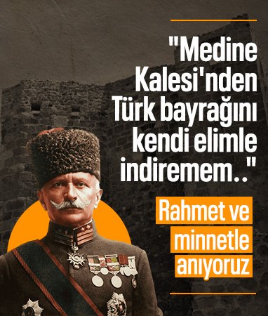 Medine Müdafii Fahreddin Paşa, vefatının 76. yılında kabri başında anıldı