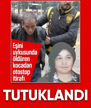 Aksaray'da karısını tabancayla öldüren şahıs tutuklandı