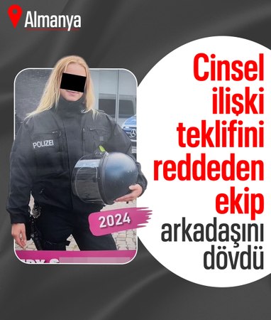 Almanya'da trans polis, cinsel ilişki teklifini reddeden ekip arkadaşlarını dövdü