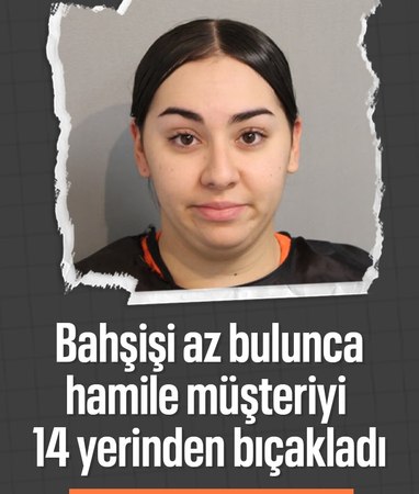 ABD'de bahşişi az bulunca hamile müşteriyi bıçakladı