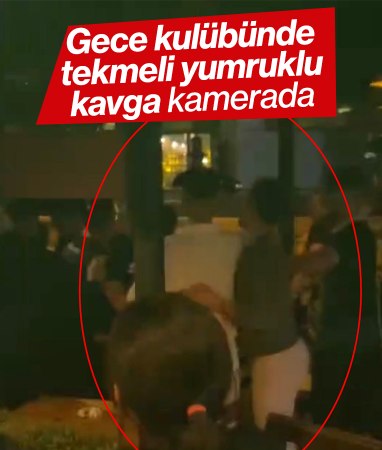Bursa'da gece kulübünde yan bakma kavgası