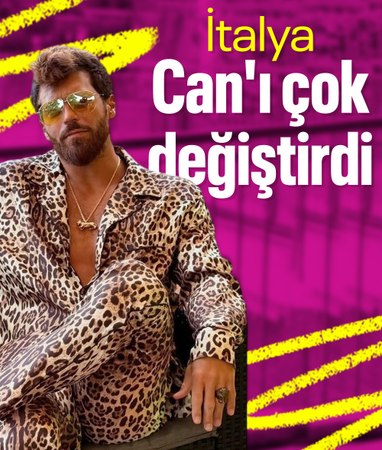 Can Yaman'dan leopar tarz