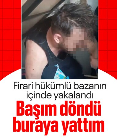Bartın'da hapis cezasıyla aranan şüpheli, bazanın içinde saklanırken yakalandı