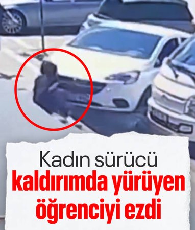 Yalova'da kadın sürücü kaldırımda yürüyen öğrenciyi ezdi