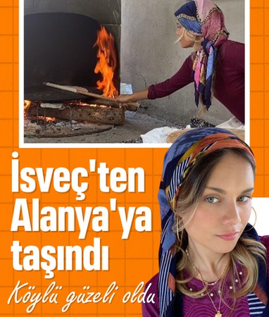 İsveç'ten Alanya'ya taşınan Nicole köy hayatını seçti