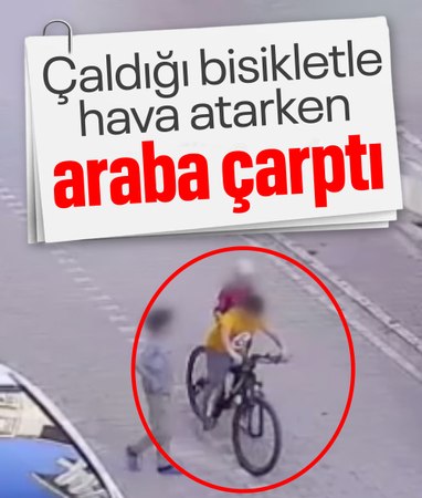 İstanbul'da çalıntı bisikletle yola çıkan çocuğa araç çarptı