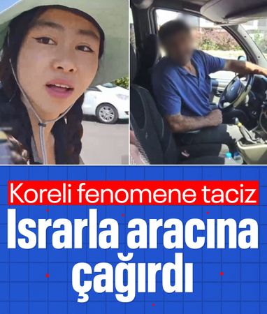Samsun'da Koreli fenomene sözlü taciz