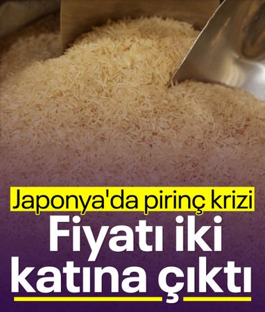 Japonya’da pirinç fiyatı krizi