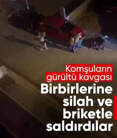 Hatay'da tadilat sesinden başlayan kavgada komşular birbirlerine silahla saldırdı