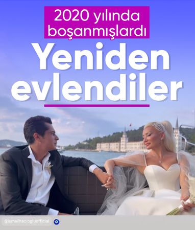 İsmail Hacıoğlu ile Duygu Kumarki, ikinci kez evlendi