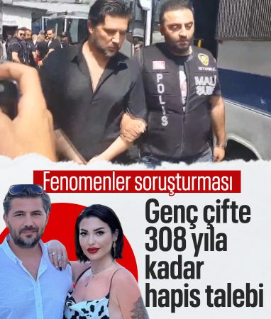 Sosyal medya fenomeni çifte 308 yıl kadar hapis talebi