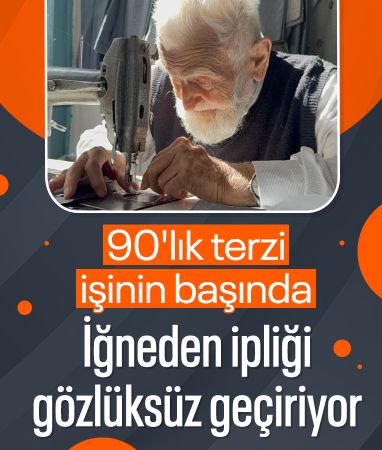 Tokat'ta 75 yıldır terzilik yapan Arif Dede: Artık çırak bulamıyoruz
