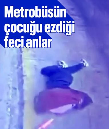 İstanbul'da durakta bayılan çocuk metrobüsün altında kaldı