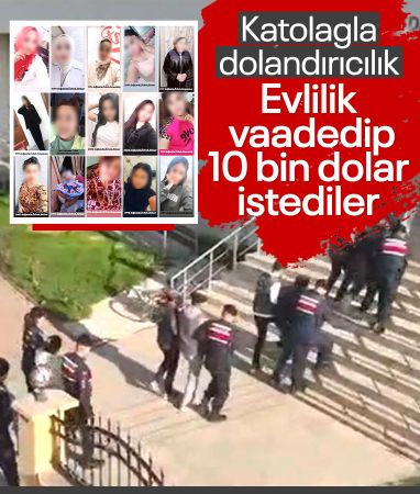 Denizli merkezli 2 ilde katalogdan evlilik vaadiyle dolandırıcılığa 5 gözaltı
