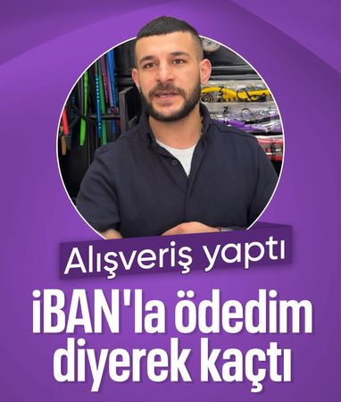 İstanbul'da alışveriş yapıp, parayı ödemedi