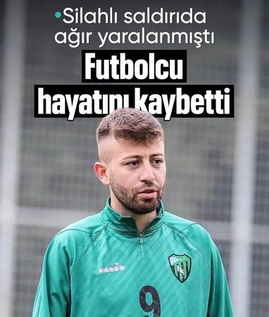 Kocaeli'de silahlı saldırıya uğrayan futbolcu hayatını kaybetti