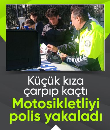 Antalya'da küçük kıza çarpıp kaçan sürücüyü polis yakaladı