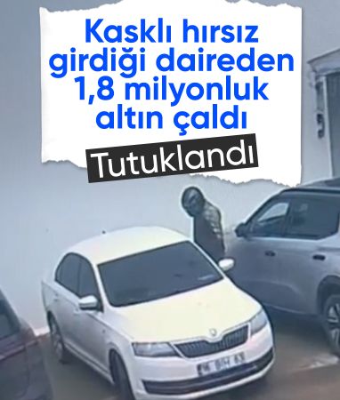 Hatay'da apartmandan 1 milyon 800 bin TL'lik altın çaldı