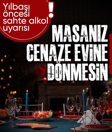Yılbaşı öncesi sahte alkol uyarıları