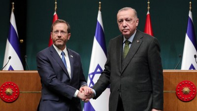 İsrailli mevkidaşı Herzog ile görüştü