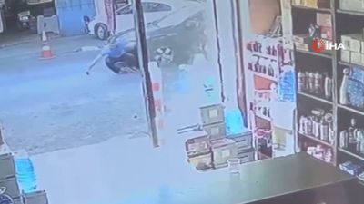 Seyrantepe'de köpek korkusu kazaya neden oldu