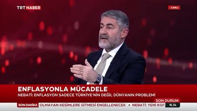Nureddin Nebati: Aralık ayından itibaren enflasyonun belini kıracağız