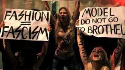 FEMEN'den sıfır beden protestosu - Galeri