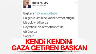 Bursa Belediye Başkanı Altepe'den skandal tweet
