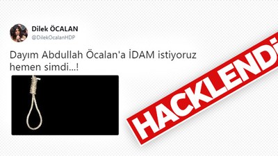 Dilek Öcalan hacklendi