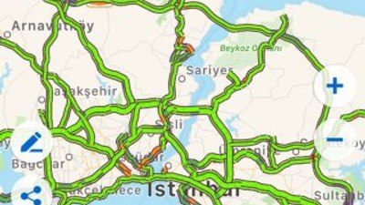 Seçim günü İstanbul'da yollar boşaldı