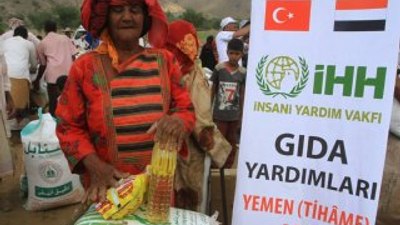 İHH'dan 13 bin Yemenli’ye acil yardım