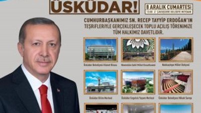 Üsküdar'da bugün 9 projenin açılışı yapılacak