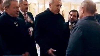 Cumhurbaşkanı Erdoğan ile Putin'in samimi anları