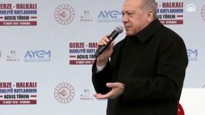 Erdoğan: Günde 1 milyon 700 bin yolcu taşıyacak