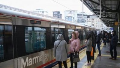 Marmaray'dan ilk uluslararası tren geçti