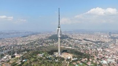 Çamlıca Kulesi havadan görüntülendi