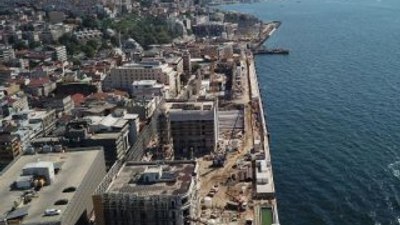 Galataport'ta çalışmalar sürüyor