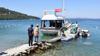 Bodrum'da kaçak yapılar yıkıldı