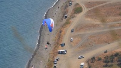 Tekirdağ'da gökyüzünde tatil keyfi