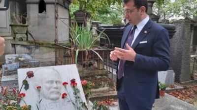 İmamoğlu Ahmet Kaya ve Yılmaz Güney'in kabrini gezdi