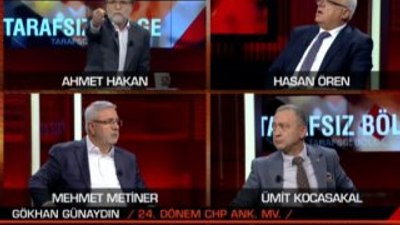 CHP'li Günaydın, canlı yayında Ahmet Hakan'ı kızdırdı