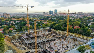 Levent'te inşa edilen Barbaros Hayrettin Paşa Camii, 2,5 yıl sonra ibadete açılacak