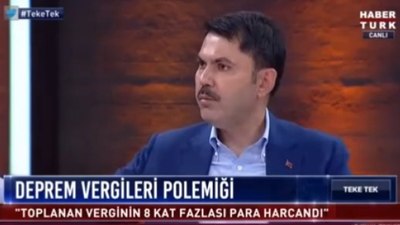 Murat Kurum: Deprem vergilerinin 8 kat fazlası deprem için harcandı