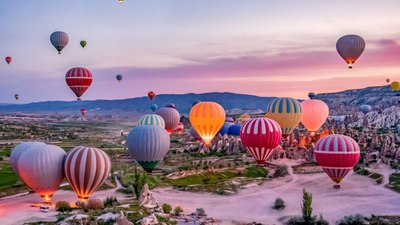 Kapadokya'ya nisan ayında 74 bin 458 ziyaretçi geldi