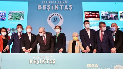 CHP'nin toplu açılış töreninde vekiller arasında buton gerginliği