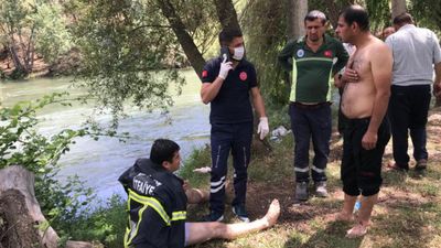 Kırıkkale'de akıntıya kapılan şahıs kurtarıldı