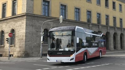 Otokar'ın elektrikli otobüsü Almanya'da tanıtıldı