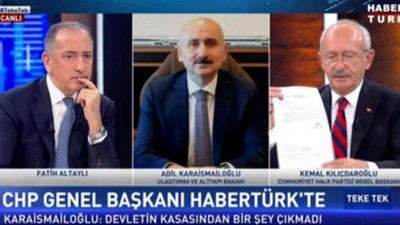 Adil Karaismailoğlu ile Kemal Kılıçdaroğlu canlı yayında tartıştı