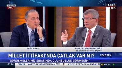 Davutoğlu'ndan oturma sırası tepkisi